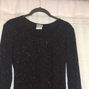 Black long sleeve dress